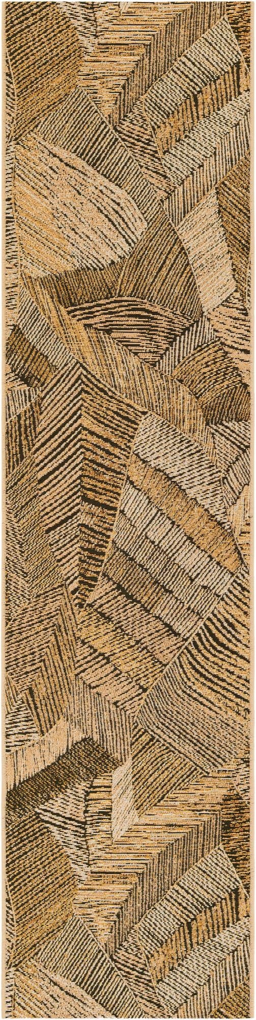  2' x 8'  Washable Botanical Indoor / Outdoor Runner Rug