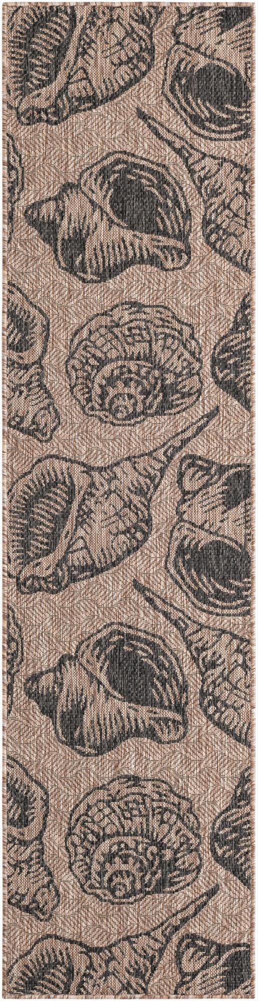  2' x 8'  Washable Coastal Indoor / Outdoor Runner Rug