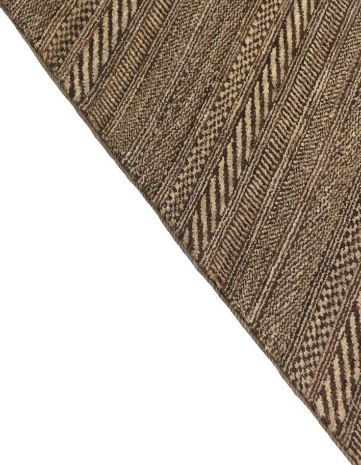 Detail image of  5' 6 x 8'  Hand Knotted Kashkuli Gabbeh Oriental Wool Rug