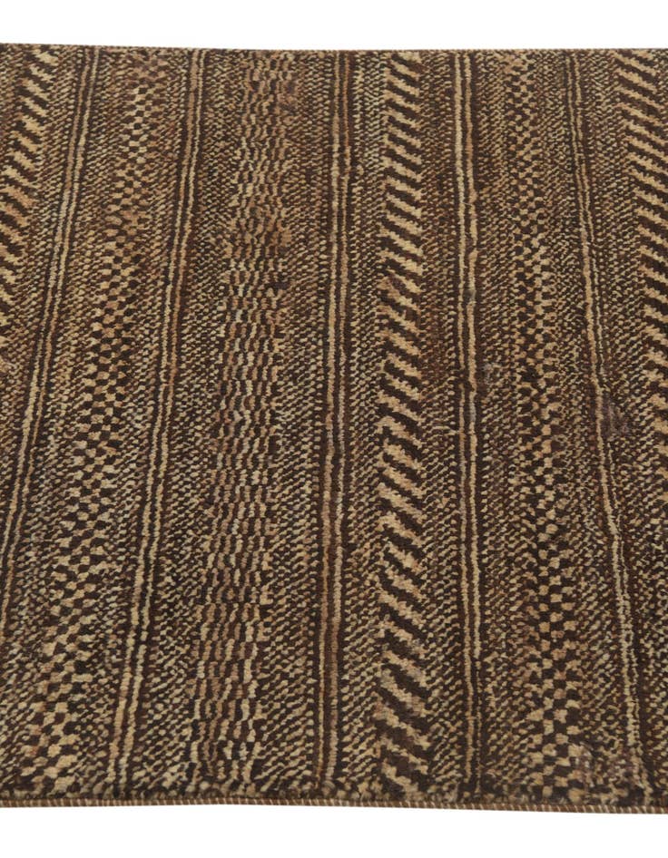 Detail image of  2' 3 x 4' 7  Hand Knotted Kashkuli Gabbeh Wool Runner Rug