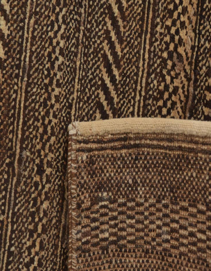 Detail image of  2' 3 x 4' 7  Hand Knotted Kashkuli Gabbeh Wool Runner Rug