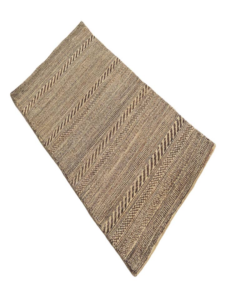 Detail image of  2' 1 x 4'  Hand Knotted Kashkuli Gabbeh Oriental Wool Runner Rug