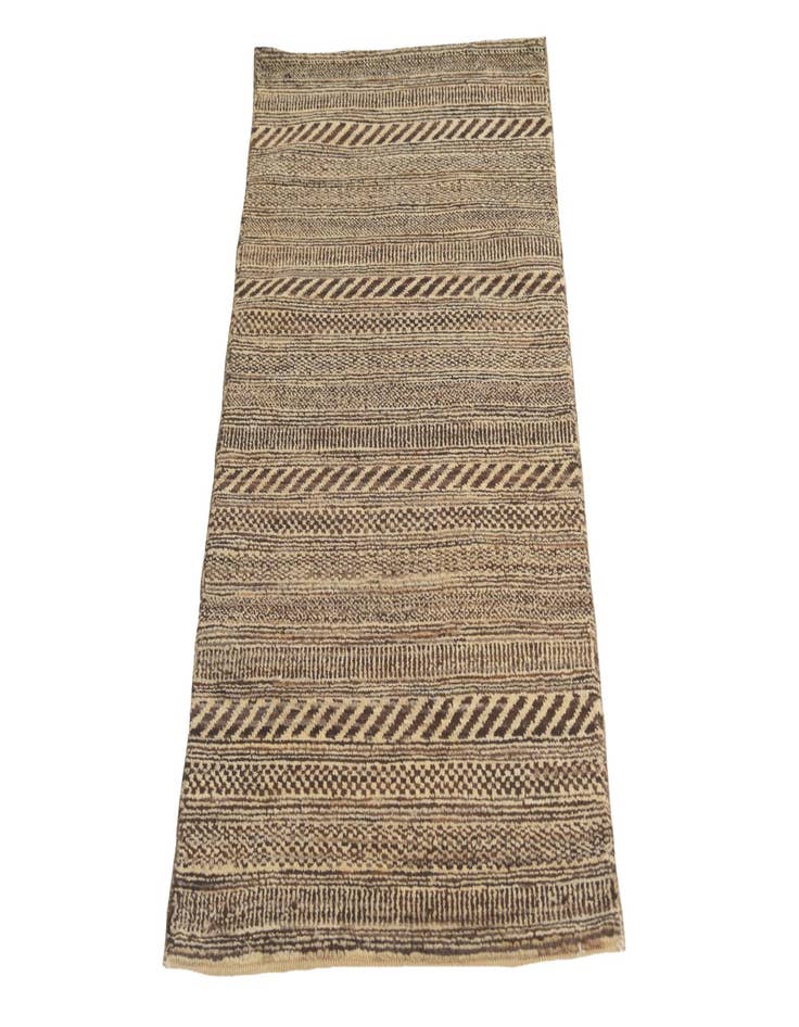 Detail image of  2' 1 x 4'  Hand Knotted Kashkuli Gabbeh Oriental Wool Runner Rug