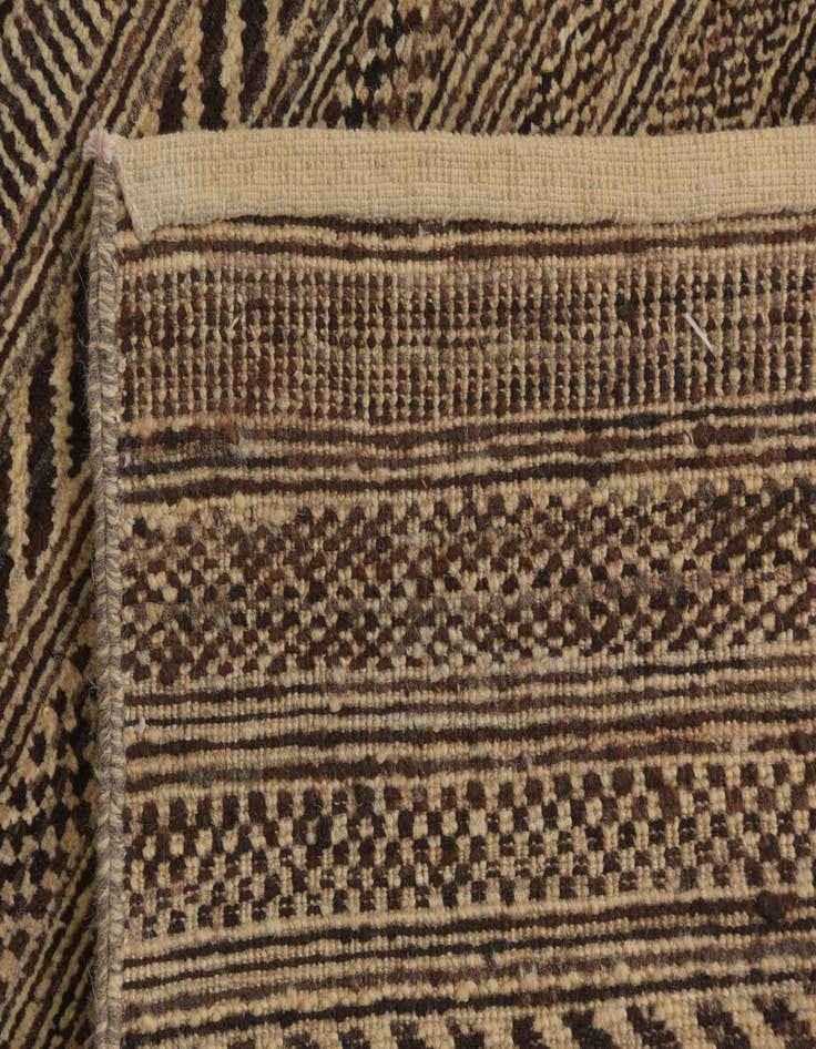 Detail image of  2' 1 x 4'  Hand Knotted Kashkuli Gabbeh Oriental Wool Runner Rug