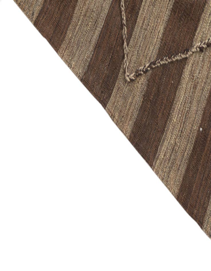 Detail image of  9' 9 x 9' 9  Hand Knotted Moroccan Wool Square Rug