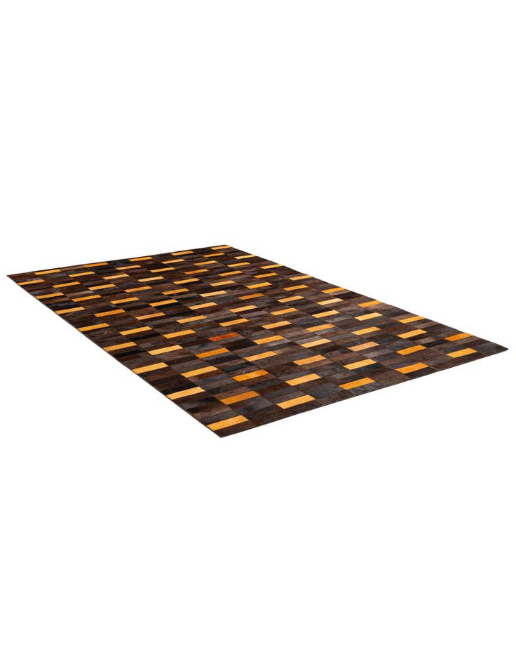 Detail image of  5' x 7' 11 Cowhide - Patchwork Rug