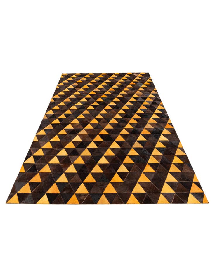 Detail image of  5' x 8' 1 Cowhide Stocks Rug