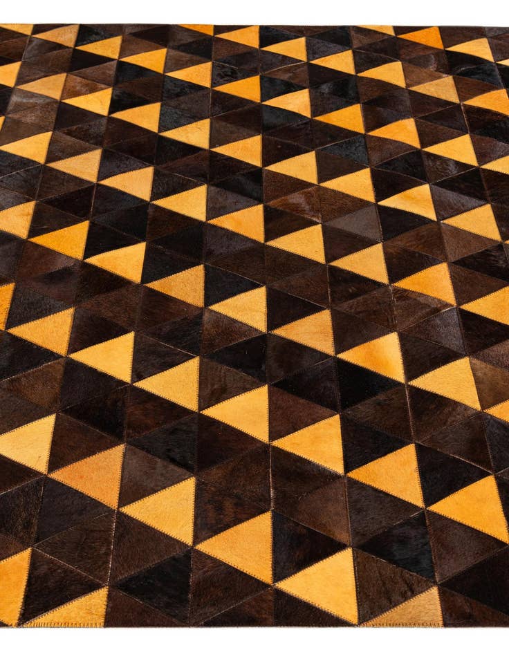 Detail image of  5' x 8' 1 Cowhide Stocks Rug