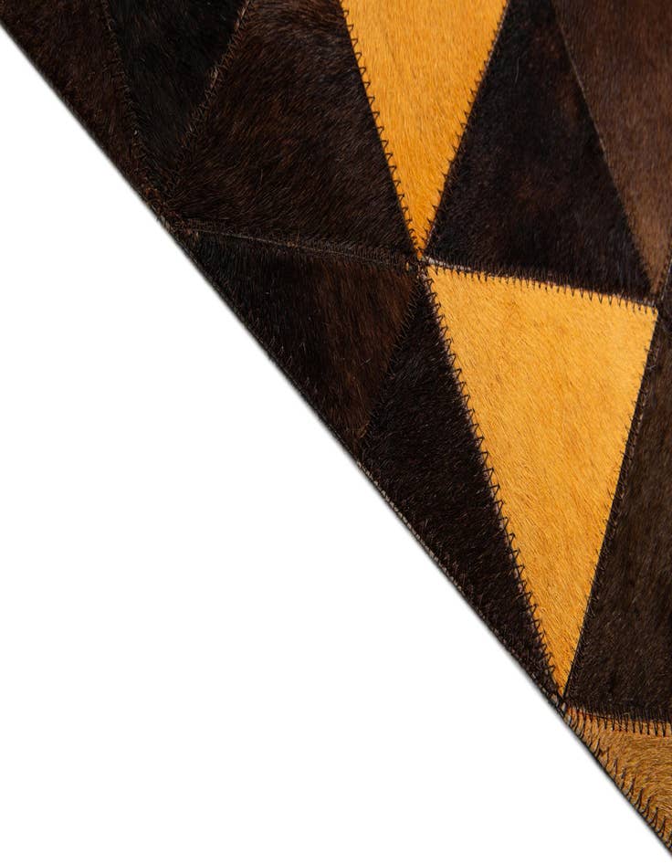 Detail image of  5' x 8' 1 Cowhide Stocks Rug