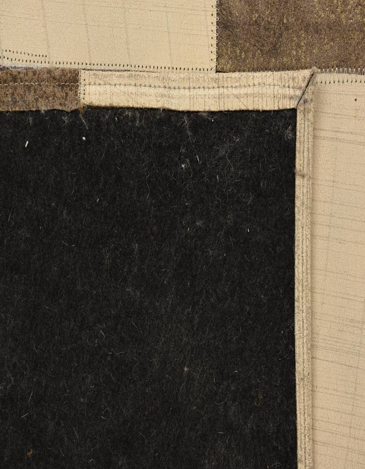 Detail image of  5' 2 x 8' Cowhide Leather Rug