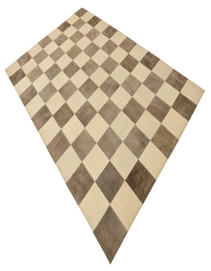 Detail image of  5' 2 x 8' Cowhide Leather Rug