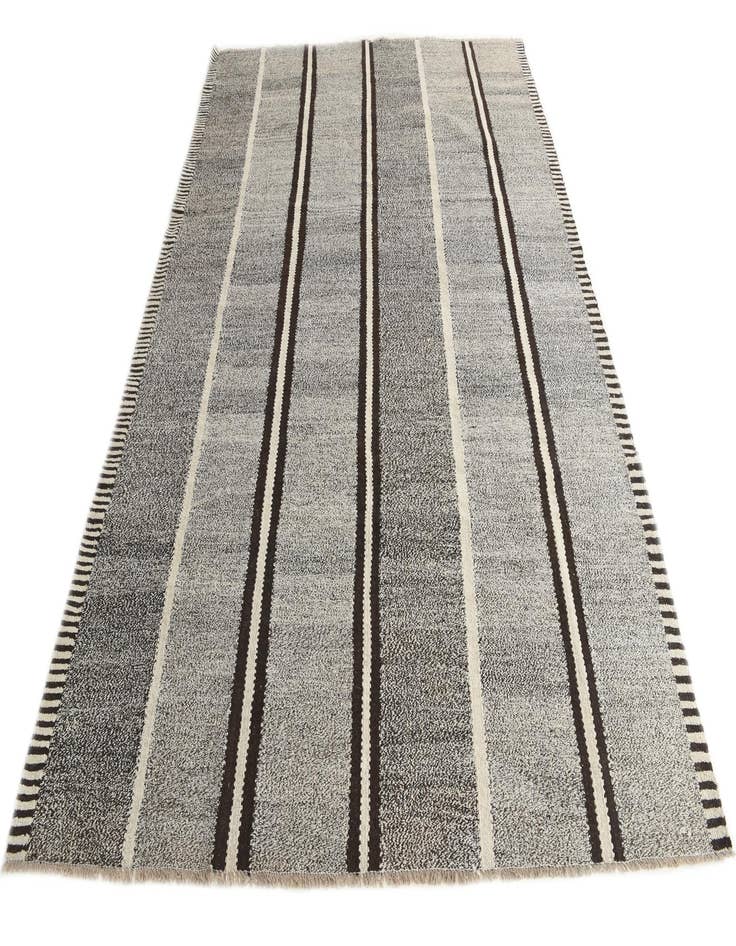 Detail image of  7' x 9' 7  Hand Woven Kilim Modern Wool Rug