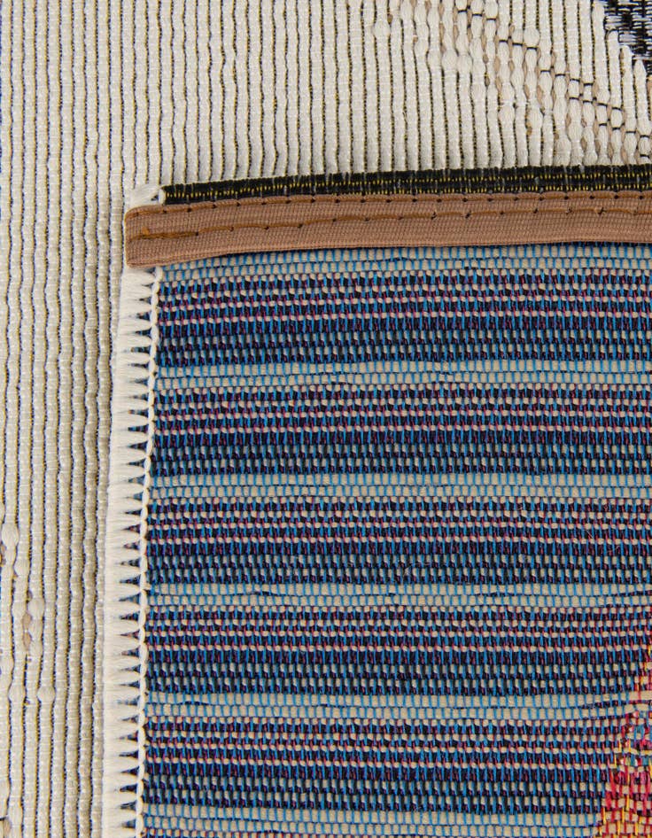 Detail image of  2' x 8'  Washable Modern Indoor / Outdoor Runner Rug