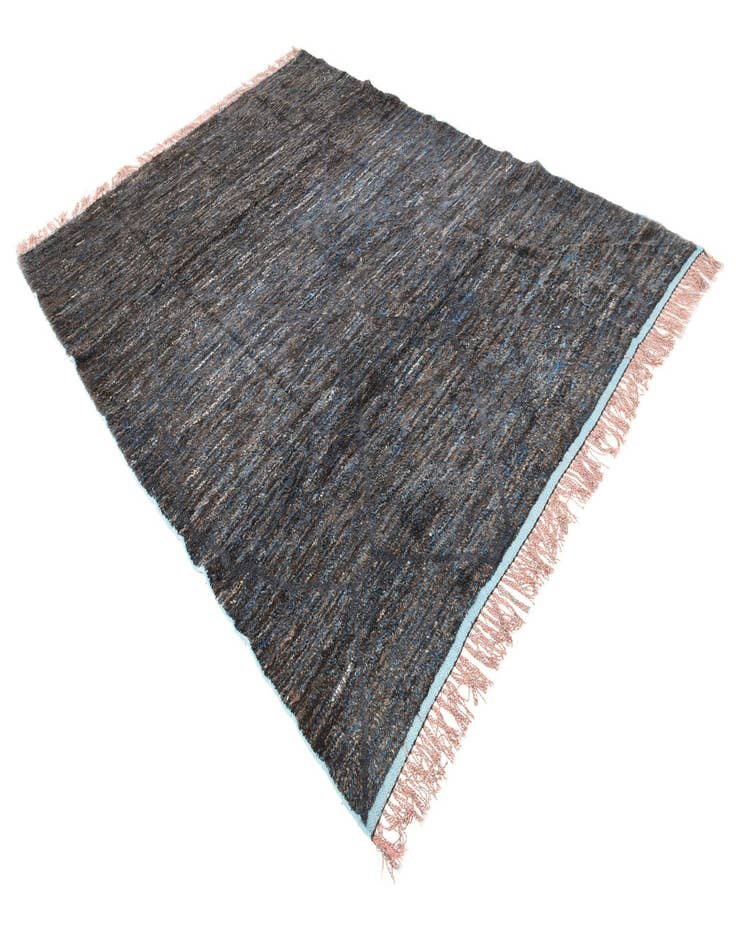 Detail image of  7' 7 x 10'  Hand Knotted Moroccan Wool Rug