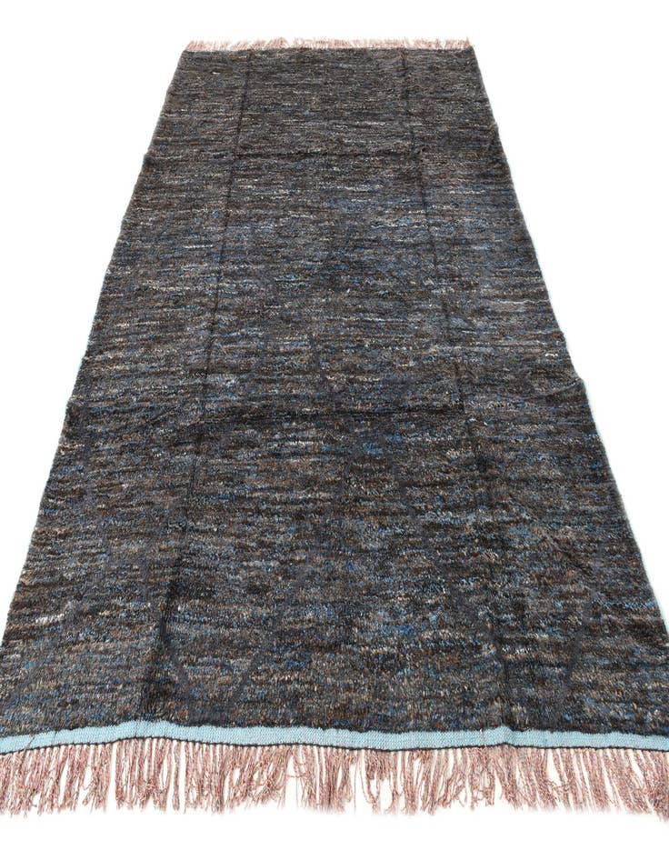 Detail image of  7' 7 x 10'  Hand Knotted Moroccan Wool Rug