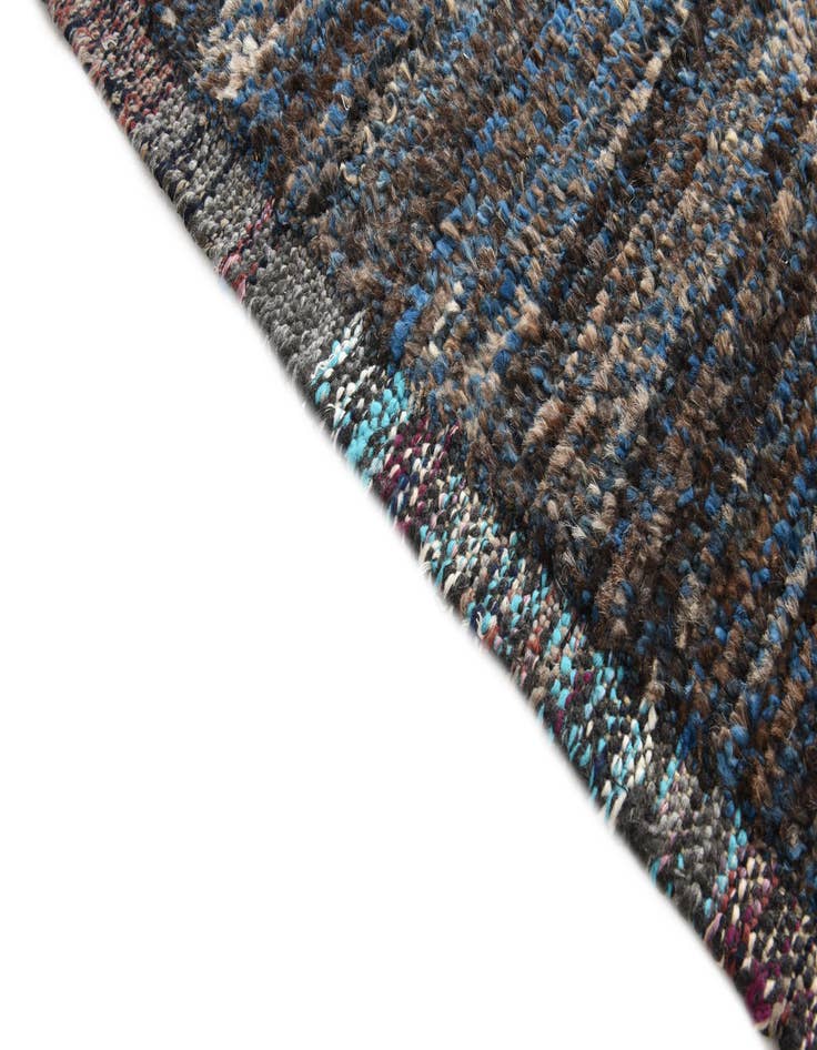 Detail image of  9' 3 x 13'  Hand Knotted Moroccan Wool Rug