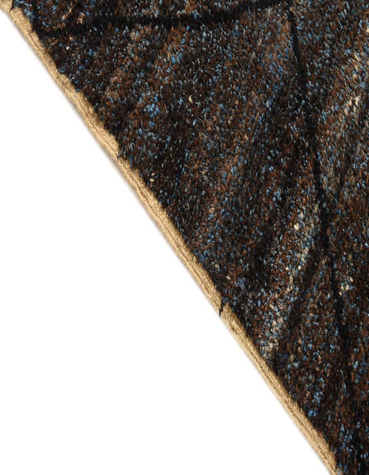 Detail image of  6' 4 x 9' 4  Hand Knotted Moroccan Wool Rug