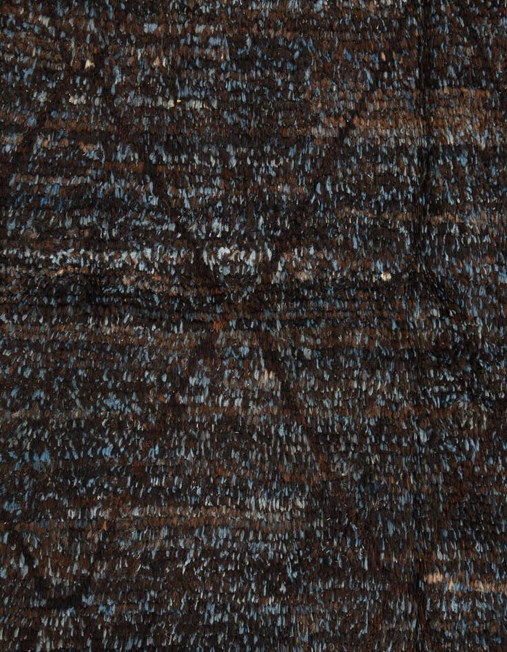Detail image of  6' 1 x 8' 11  Hand Knotted Moroccan Wool Rug