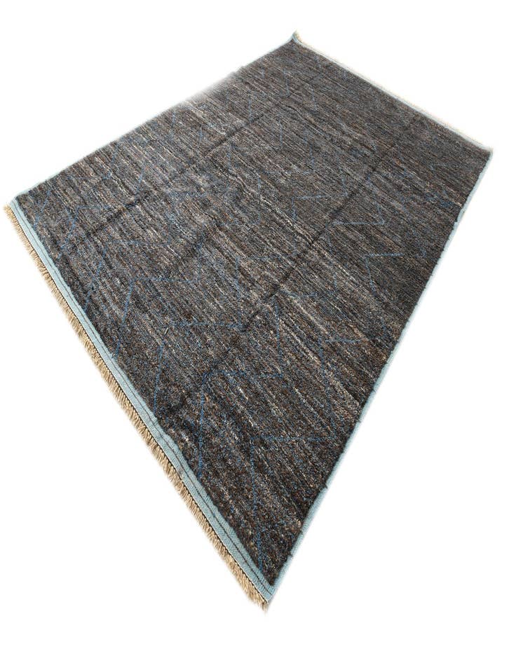 Detail image of  8' 10 x 12' 8  Hand Knotted Moroccan Wool Rug