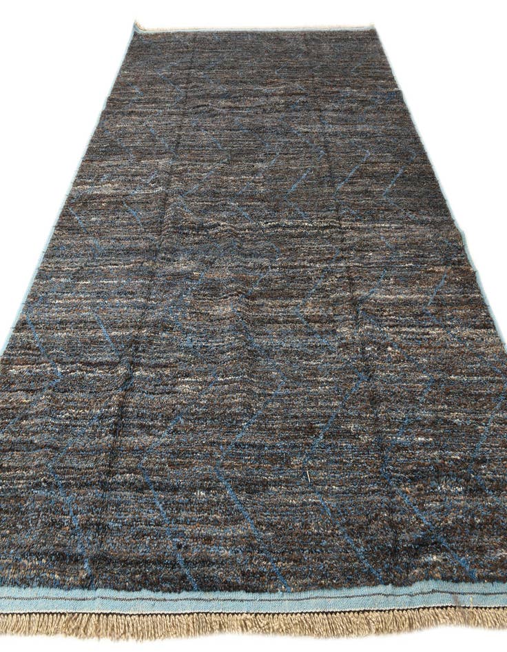 Detail image of  8' 10 x 12' 8  Hand Knotted Moroccan Wool Rug