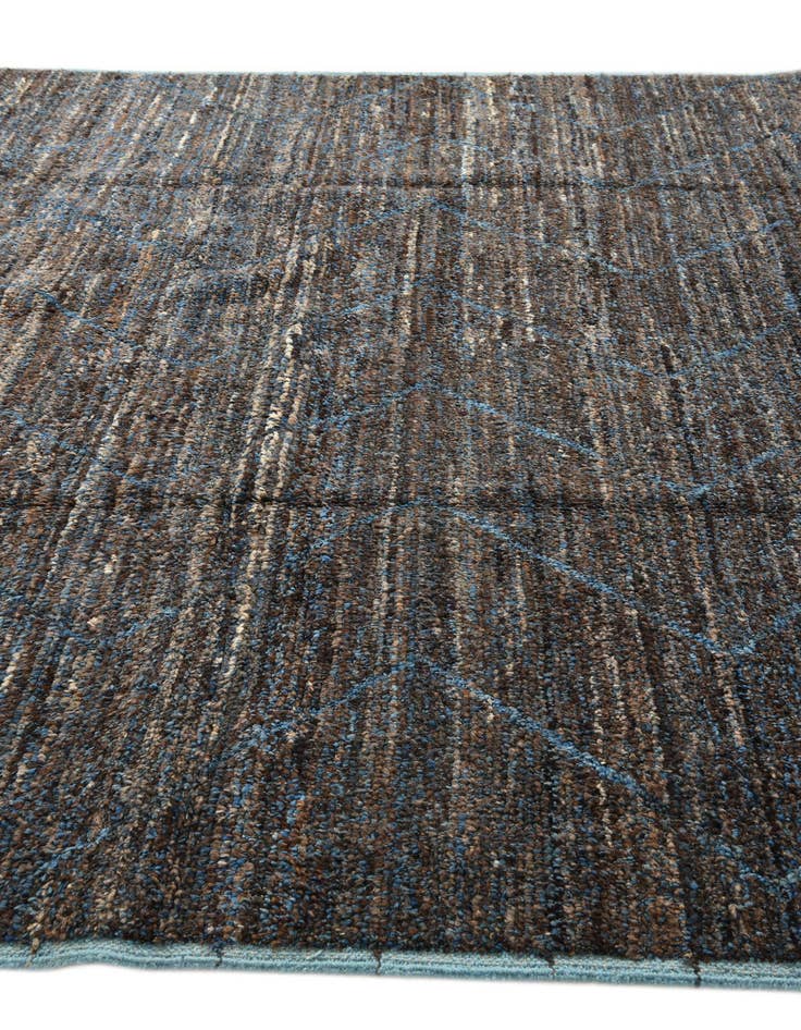 Detail image of  8' 10 x 12' 8  Hand Knotted Moroccan Wool Rug