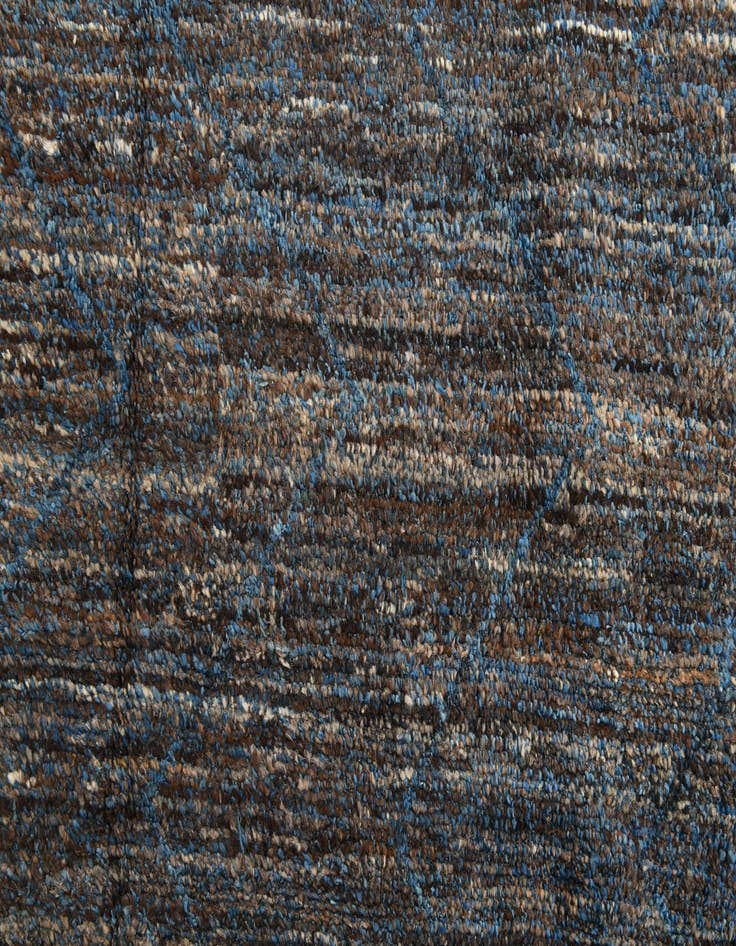 Detail image of  8' 10 x 12' 8  Hand Knotted Moroccan Wool Rug