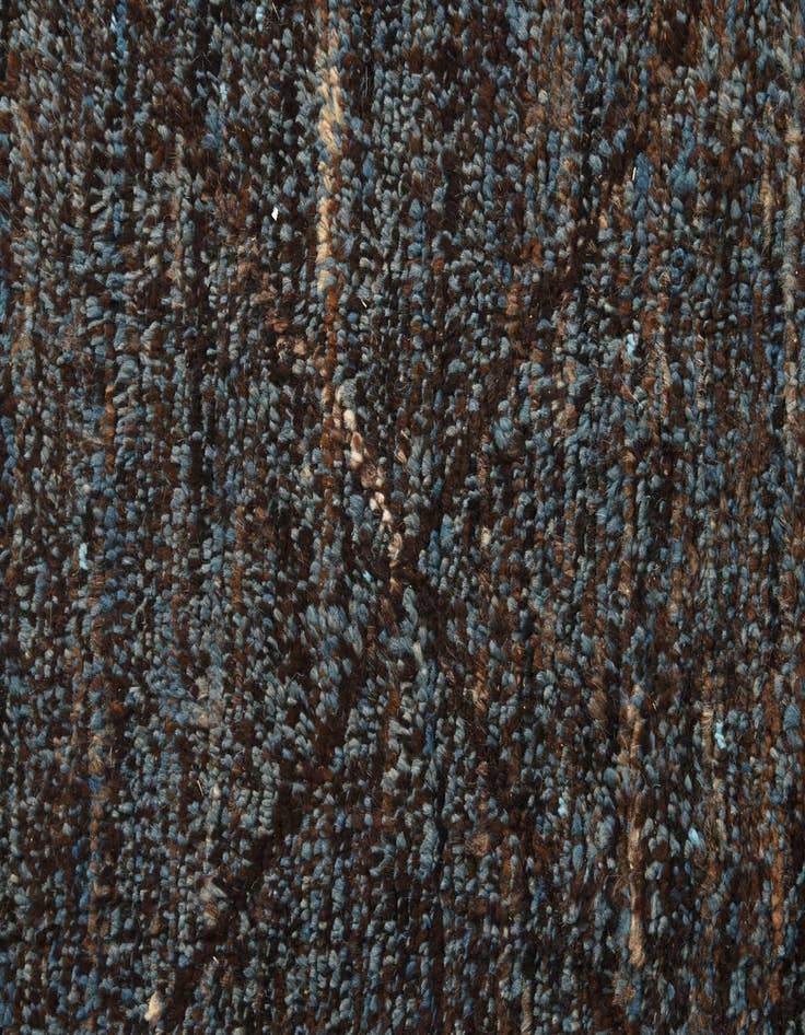 Detail image of  6' 2 x 9' 7  Hand Knotted Moroccan Wool Rug