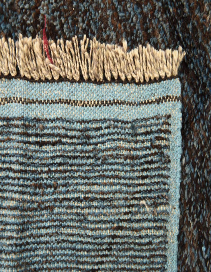 Detail image of  6' 2 x 9' 7  Hand Knotted Moroccan Wool Rug