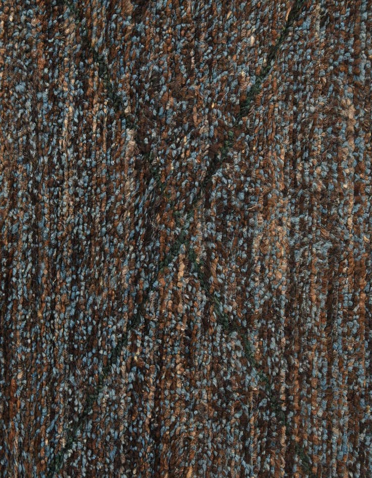 Detail image of  6' x 9' 9  Hand Knotted Moroccan Wool Rug
