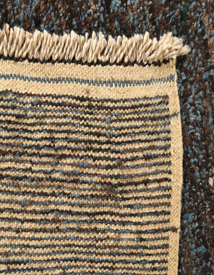 Detail image of  6' x 9' 9  Hand Knotted Moroccan Wool Rug