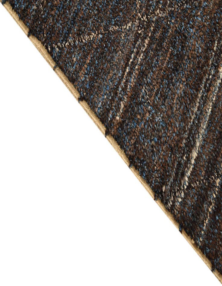 Detail image of  6' 3 x 9' 4  Hand Knotted Moroccan Wool Rug