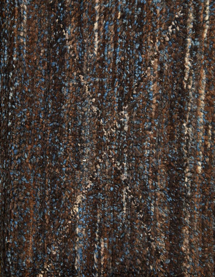 Detail image of  6' 3 x 9' 4  Hand Knotted Moroccan Wool Rug