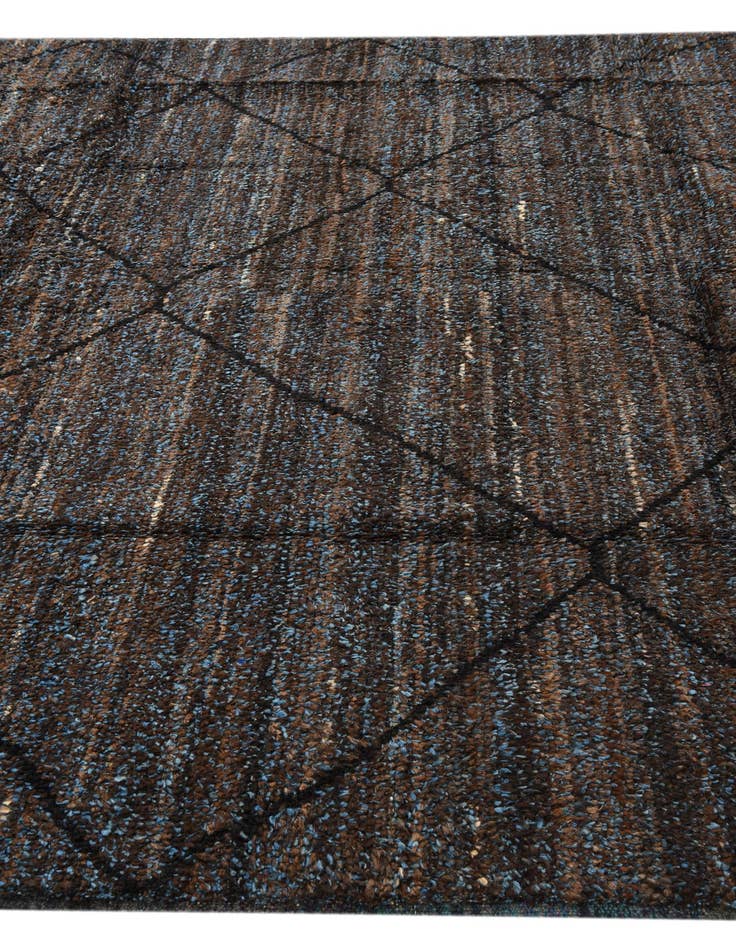 Detail image of  8' 2 x 10' 6  Hand Knotted Moroccan Wool Rug