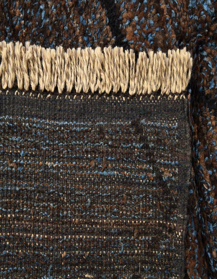 Detail image of  8' 2 x 10' 6  Hand Knotted Moroccan Wool Rug