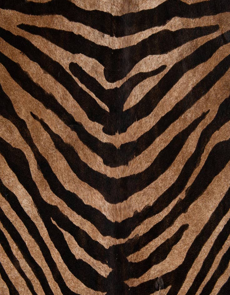 Detail image of  6' 2 x 6' 6 Cowhide Leather Freeform Rug
