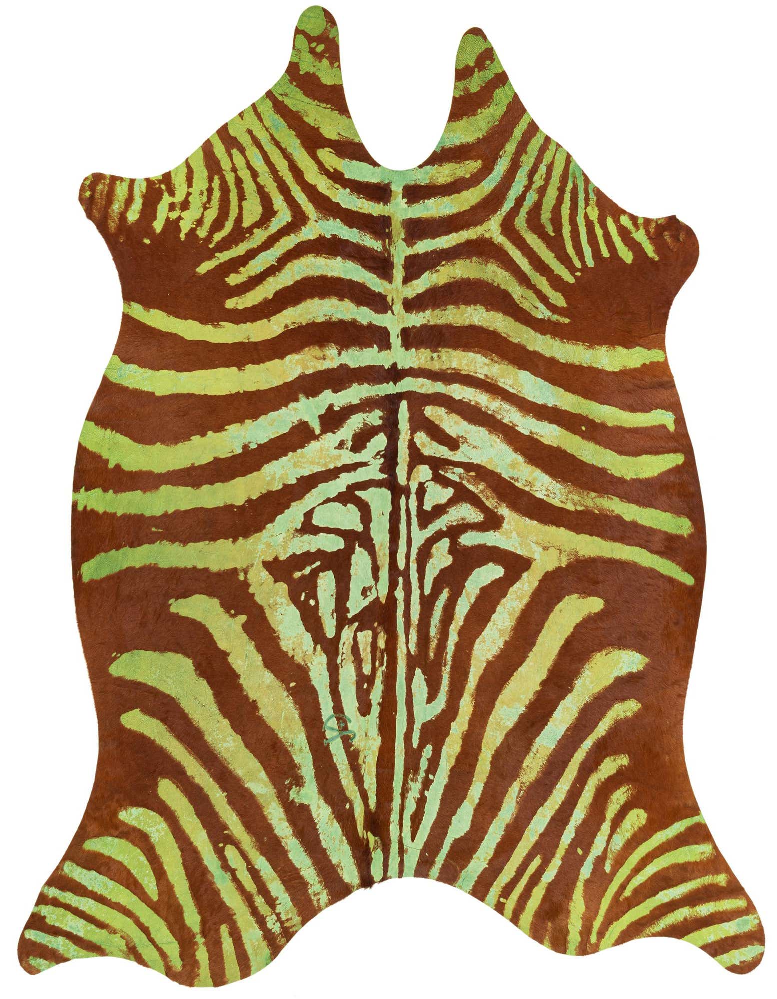 Primary image  6' 3 x 6' 11 Cowhide Leather Freeform Rug