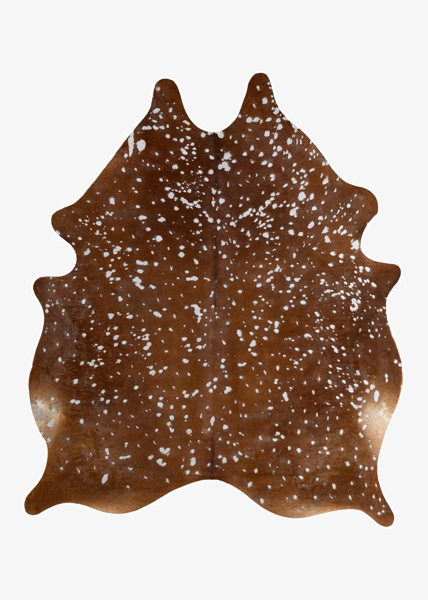  6' 5 x 7' 9 Cowhide Leather Freeform Rug