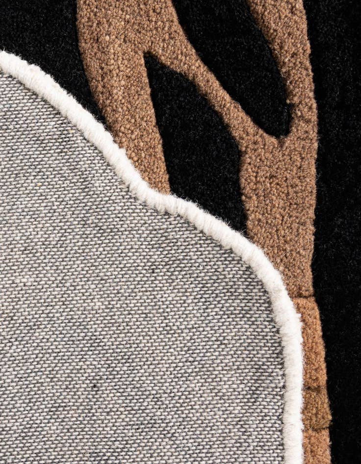Detail image of  4' 1 x 6' 1 Playtime Kids Wool Freeform Rug