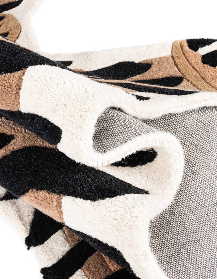 Detail image of  4' 1 x 6' 1 Playtime Kids Wool Freeform Rug