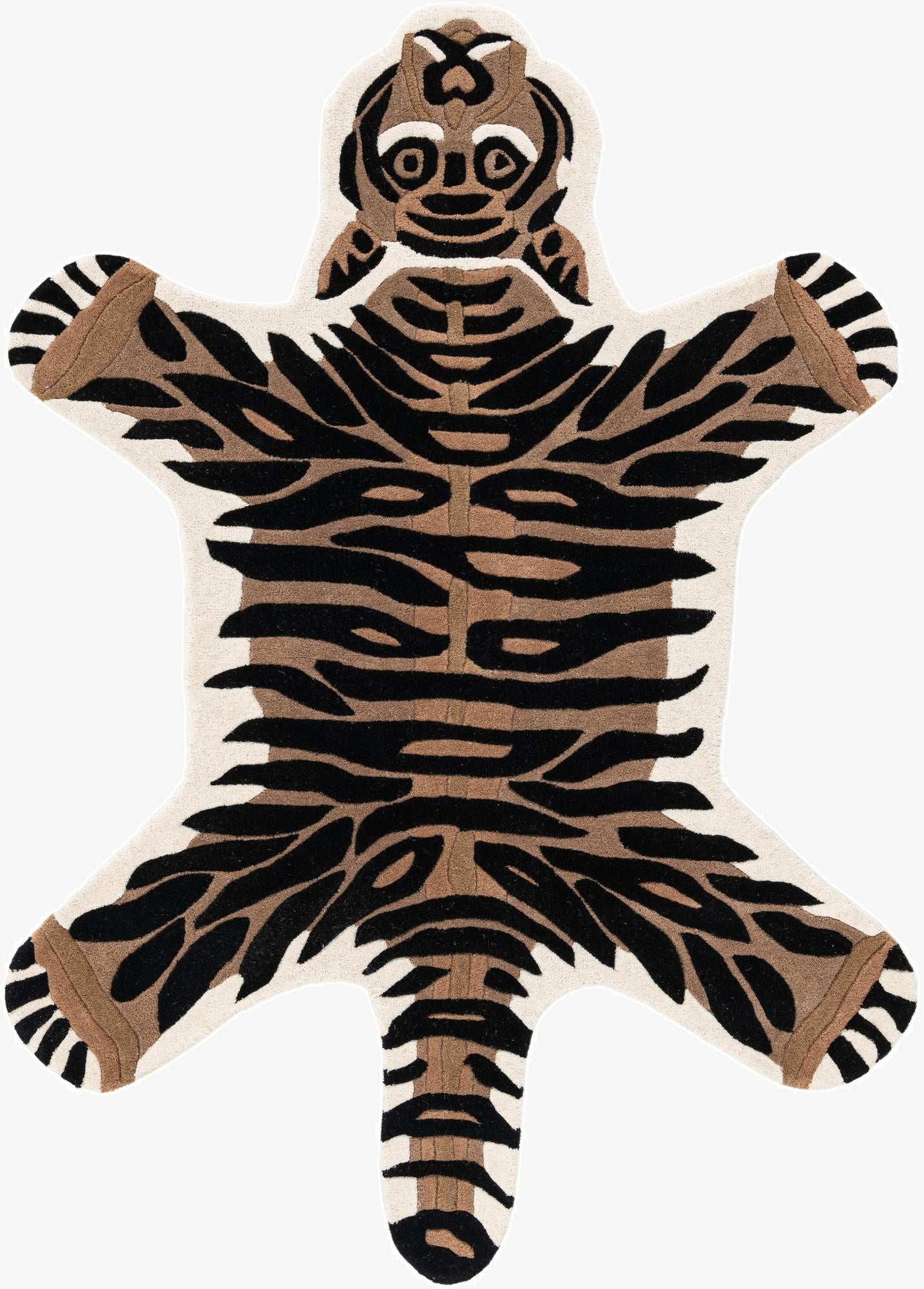  5' 1 x 7' 1 Playtime Kids Wool Freeform Rug