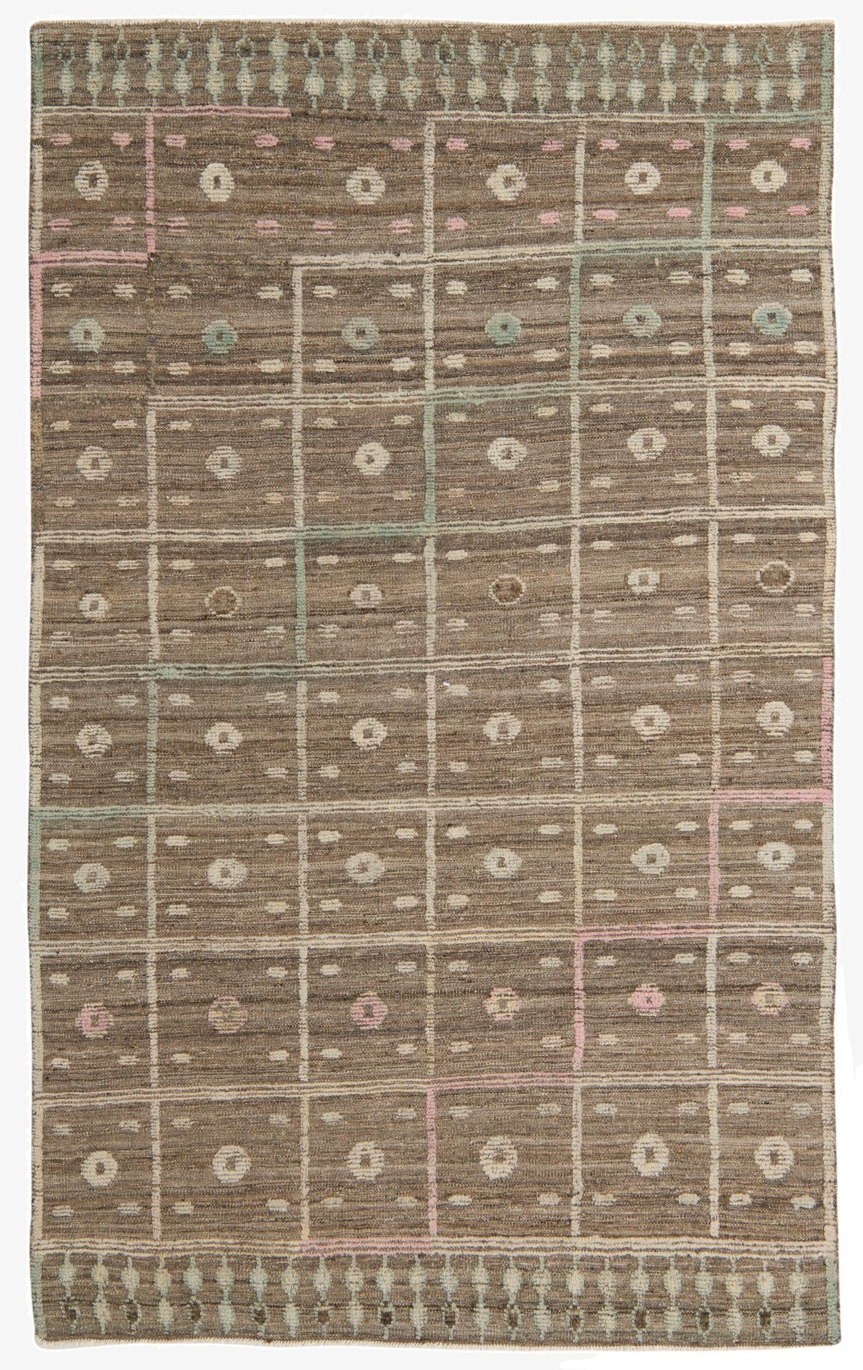  5' 2 x 8' 5  Hand Knotted Darya Wool Rug