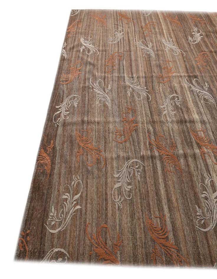 Detail image of  8' 7 x 9' 10  Hand Woven Kilim Modern Wool Rug