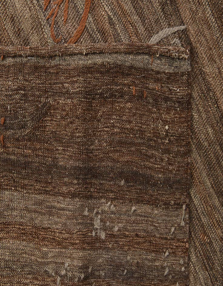 Detail image of  8' 7 x 9' 10  Hand Woven Kilim Modern Wool Rug