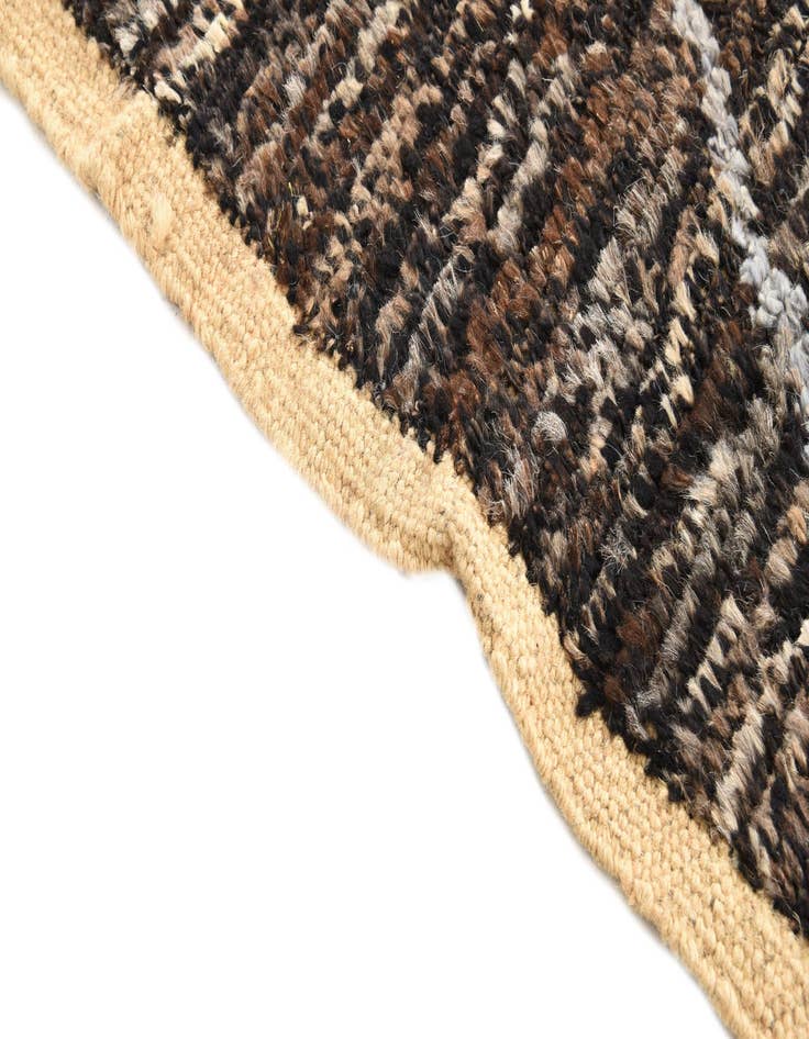 Detail image of  4' x 6' 7  Hand Knotted Moroccan Wool Rug