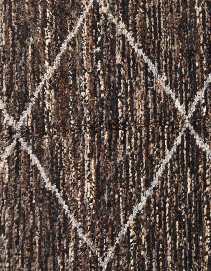 Detail image of  4' x 6' 7  Hand Knotted Moroccan Wool Rug