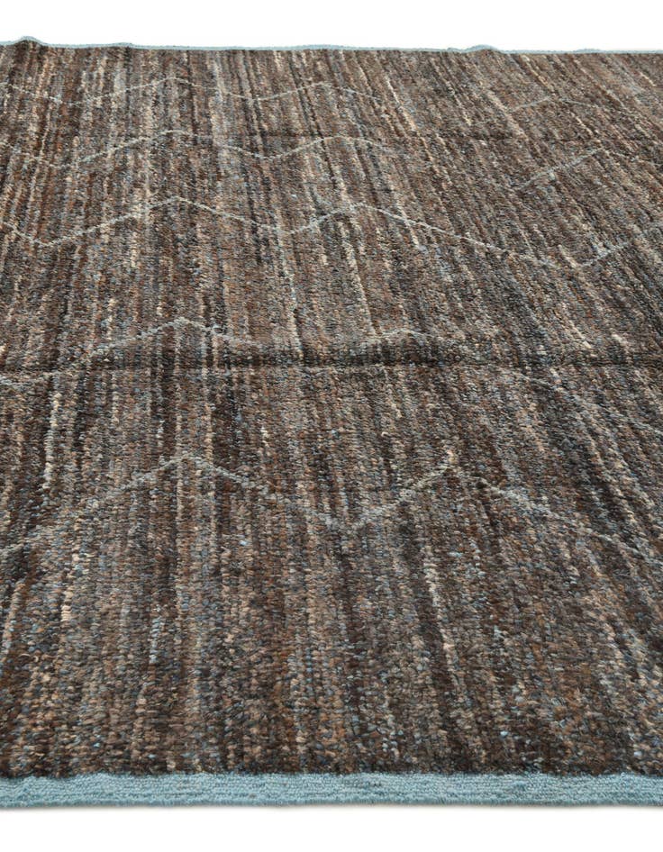 Detail image of  9' x 12' 8  Hand Knotted Moroccan Wool Rug