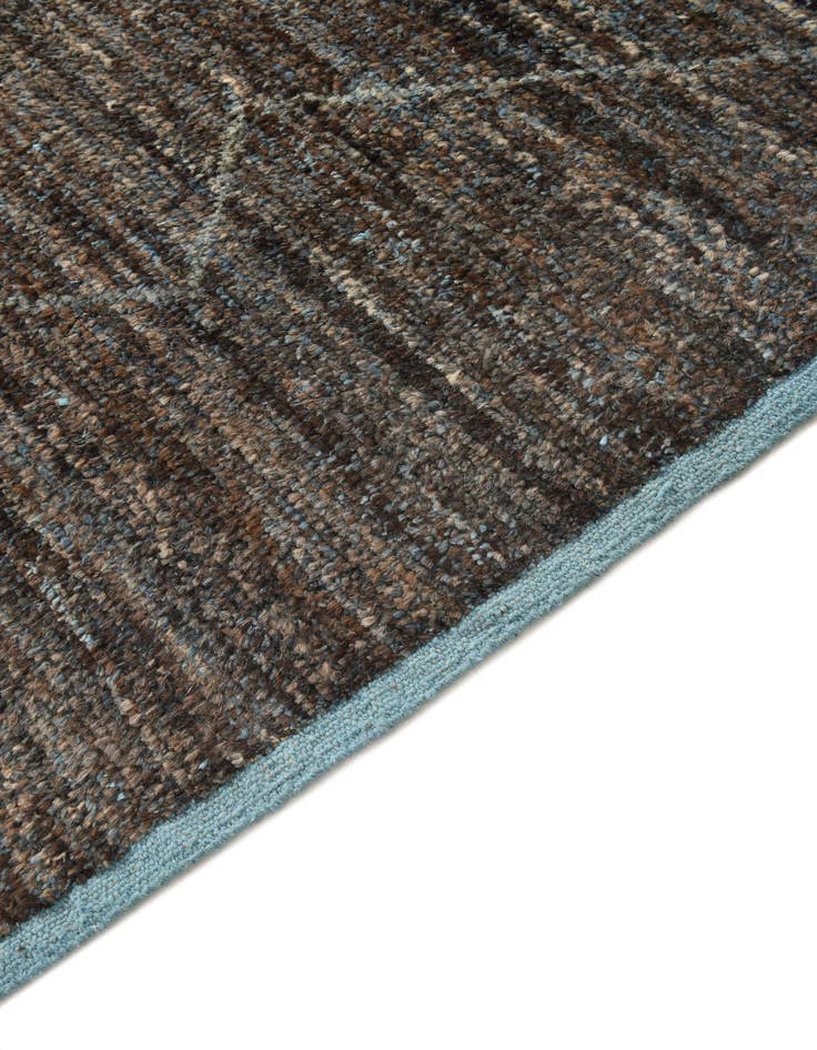 Detail image of  9' x 12' 8  Hand Knotted Moroccan Wool Rug