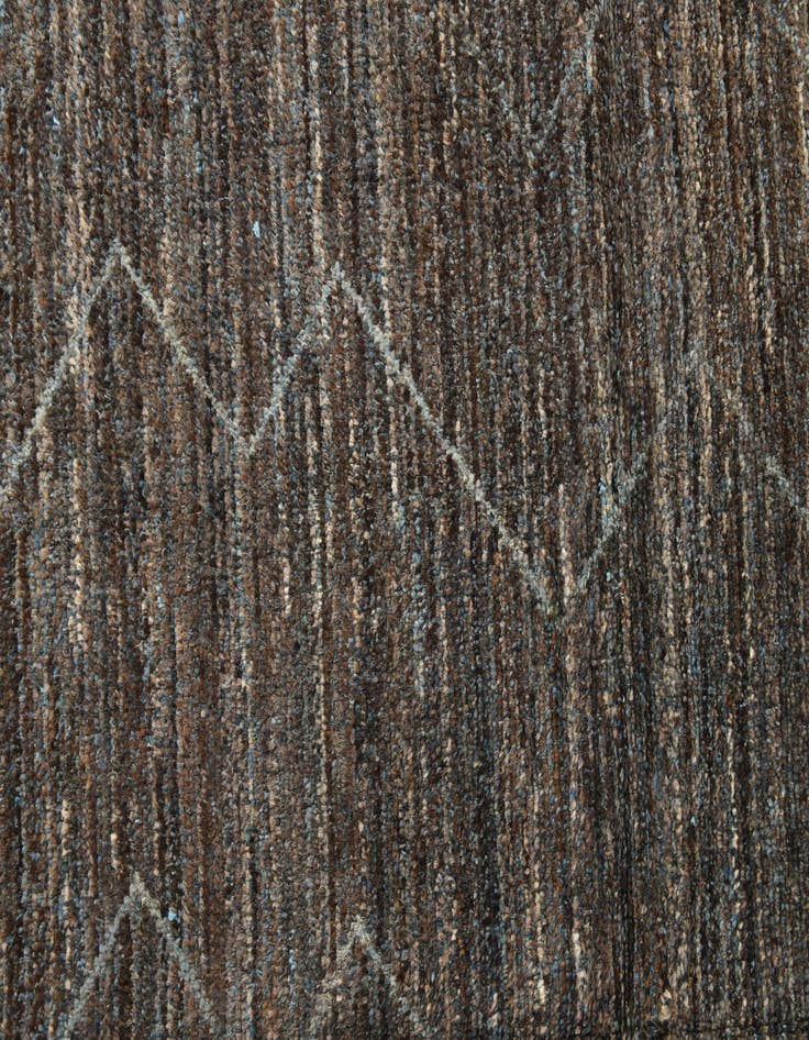 Detail image of  9' x 12' 8  Hand Knotted Moroccan Wool Rug