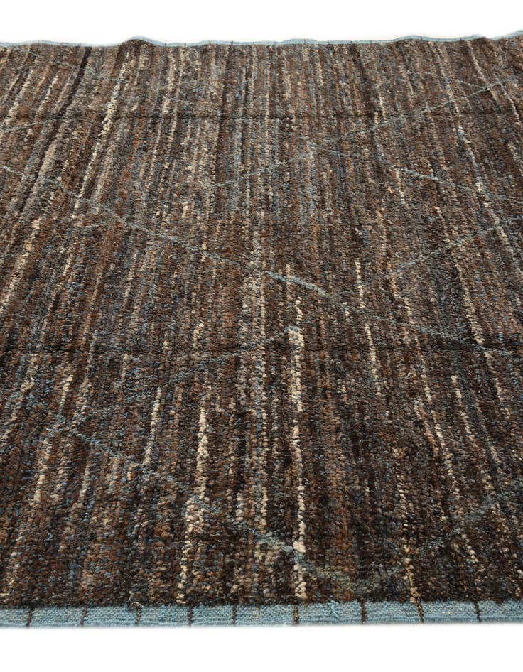 Detail image of  7' 9 x 10' 7  Hand Knotted Moroccan Wool Rug