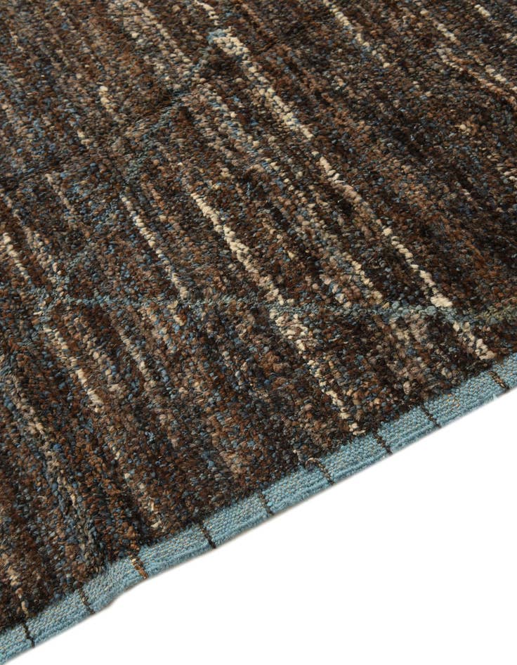 Detail image of  7' 9 x 10' 7  Hand Knotted Moroccan Wool Rug